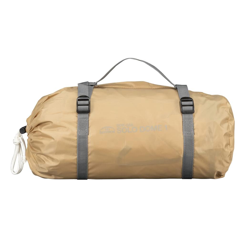 BUNDOK Solo Dome 1 Tent Storage Compact Full Close Beige BDK-08B [For Person]