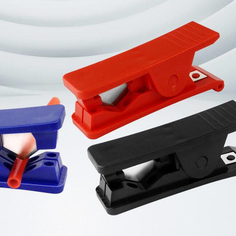 Для нейлоновых, ПВХ, ПУ трубок и шлангов. Резка до мини-воздушной линии, ПТФЭ пластиковых трубок. Резак для шлангов и трубок. Точный инструмент для резки трубок.