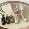 Women Square Toe Mary Jane Sandals Design Chunky Heel Dress Shoes Summer New Fashion Slingback Walking Party Pumps Zapatos Mujer
