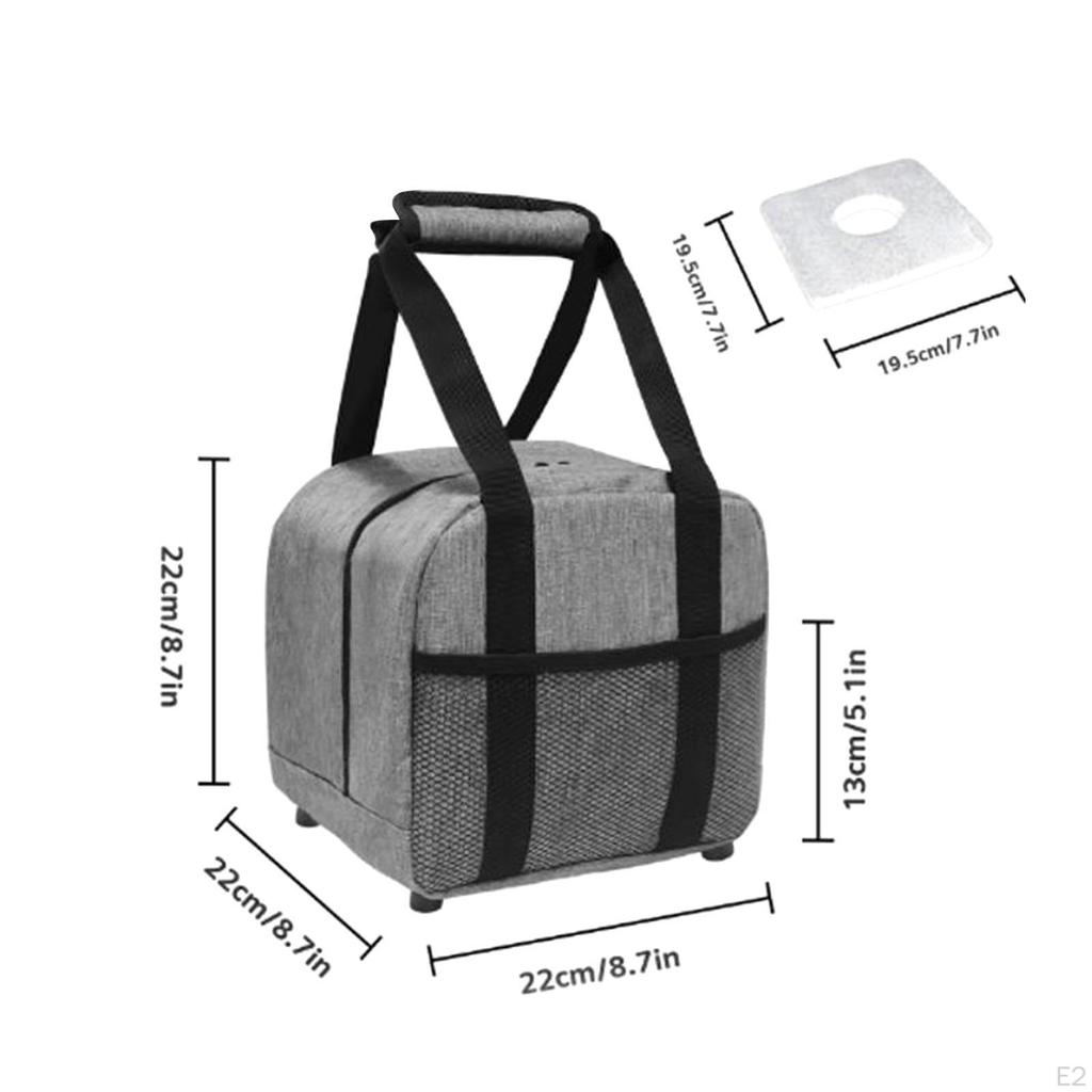 Сумка для боулинга с подставкой для мячей, практичная сумка для хранения, контейнер для одного человека