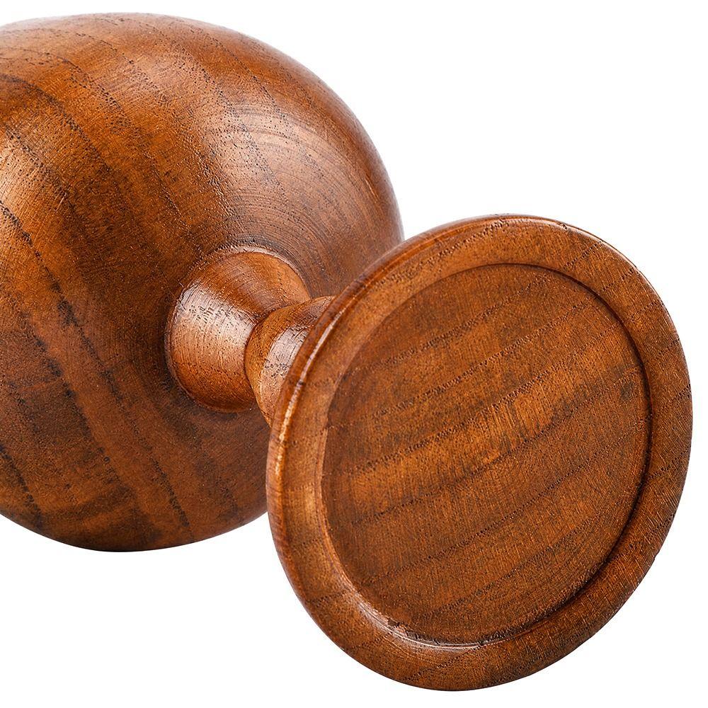 Solid Wood Wooden Wine Goblet Hand-made Jujube Wood Wooden Drinking Cup Wooden Mug Drinking Wine