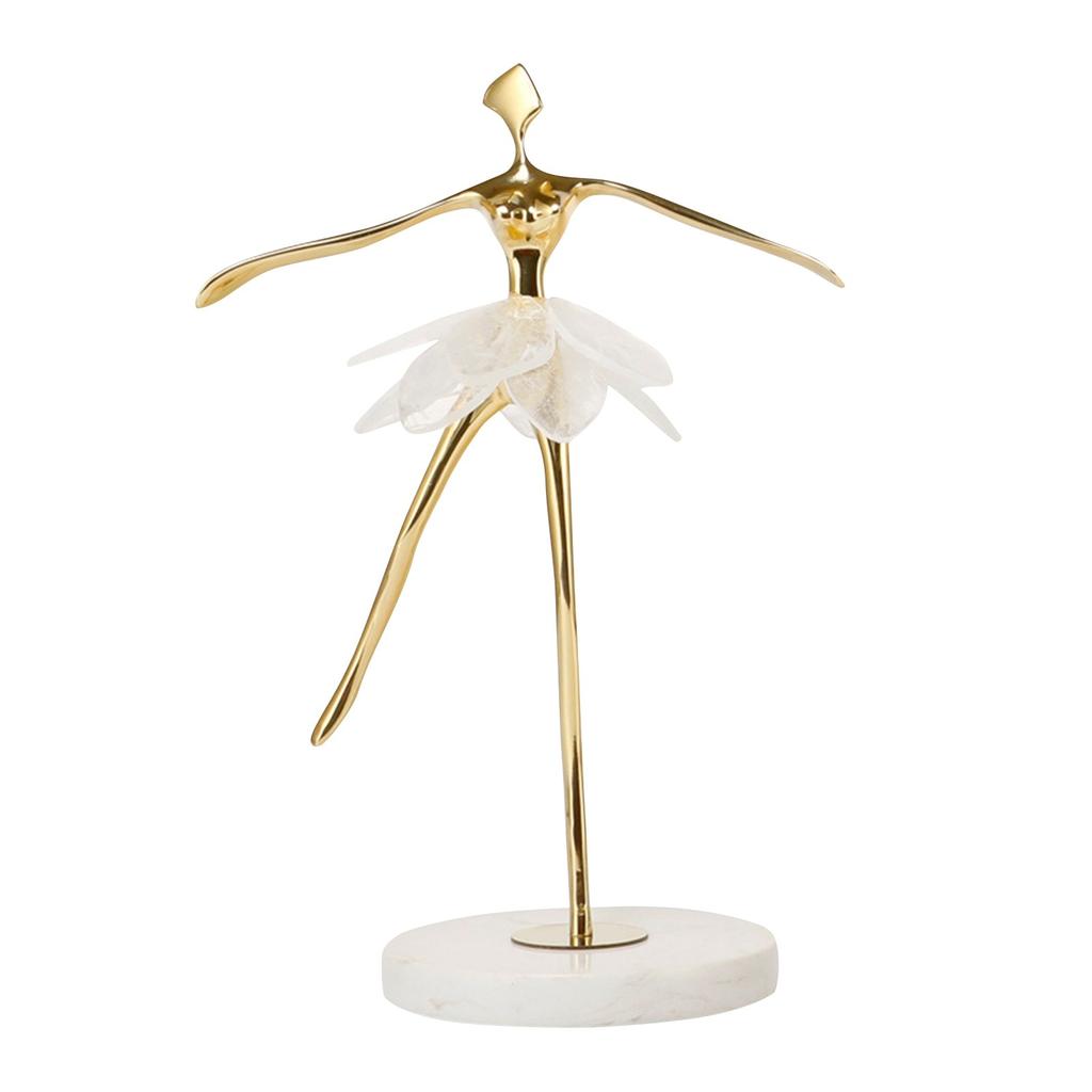 Медные украшения из натуральных кристаллов, балерина для девочек, гостиная, ТВ-шкаф, винный шкаф, украшение для дома