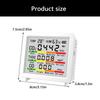 4inch Large Screen Multifunction Air Quality Monitor Including Temperature, Humidity, CO CO2 TVOC for Home