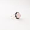 Rose Quartz Gemstone 925 Sterling Silver Jewelry Handmade Ring Valentines Gift RR-62-34