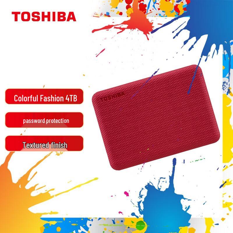 Toshiba V10 Series 4TB USB 3.2 Portable External Hard Drive
