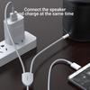 Аудиокабель Type-C на двойной 3,5 мм Автомобильный стереоадаптер AUX с портом USB для быстрой зарядки