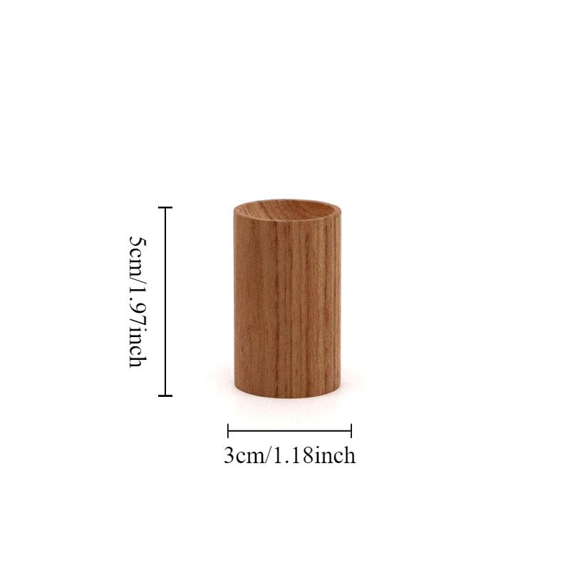 1 шт. Расширенный ароматный цилиндр из дерева для помещения, настольный, с рассыпчатым ароматом, бук/орех/бубинга, дерево для распространения ароматерапии