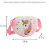 Kids' Unicorn Plush Crossbody Bag - Cute Heart Design for Girls