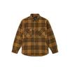 Plaid Button-Down Pocket Long Sleeve Shirt Men Shirts Yellow VN00006RDZ9