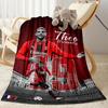 Ac Milan Blanket Durable Comfort Perfect For Chair Livingroom Office Allseason Use Warmthful Decor Perfect Gift For Relatives And Friends