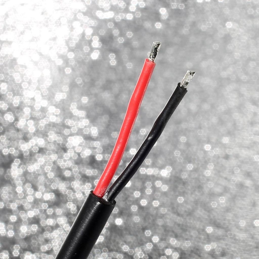 1 упаковка кабеля питания DC6330 с косичками, вилка 6,3 x 3,0 мм к 2-контактному оголенному проводу с открытым концом, замена блока питания