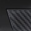 Black Carbon Fiber Car Steering Wheel Chin Cover Decoration For Camaro 2016-