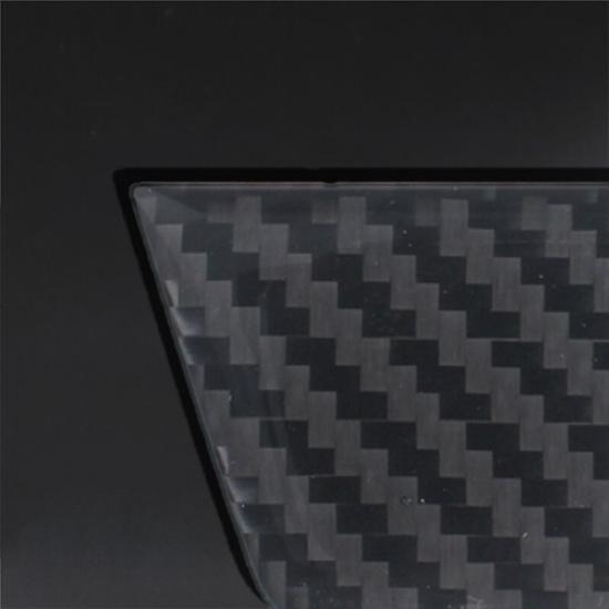 Black Carbon Fiber Car Steering Wheel Chin Cover Decoration For Camaro 2016-