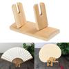 Fan Accessories Bamboo Hand Fan Display Stand Display Holder Home Decoration Folding Hand Fan Stand