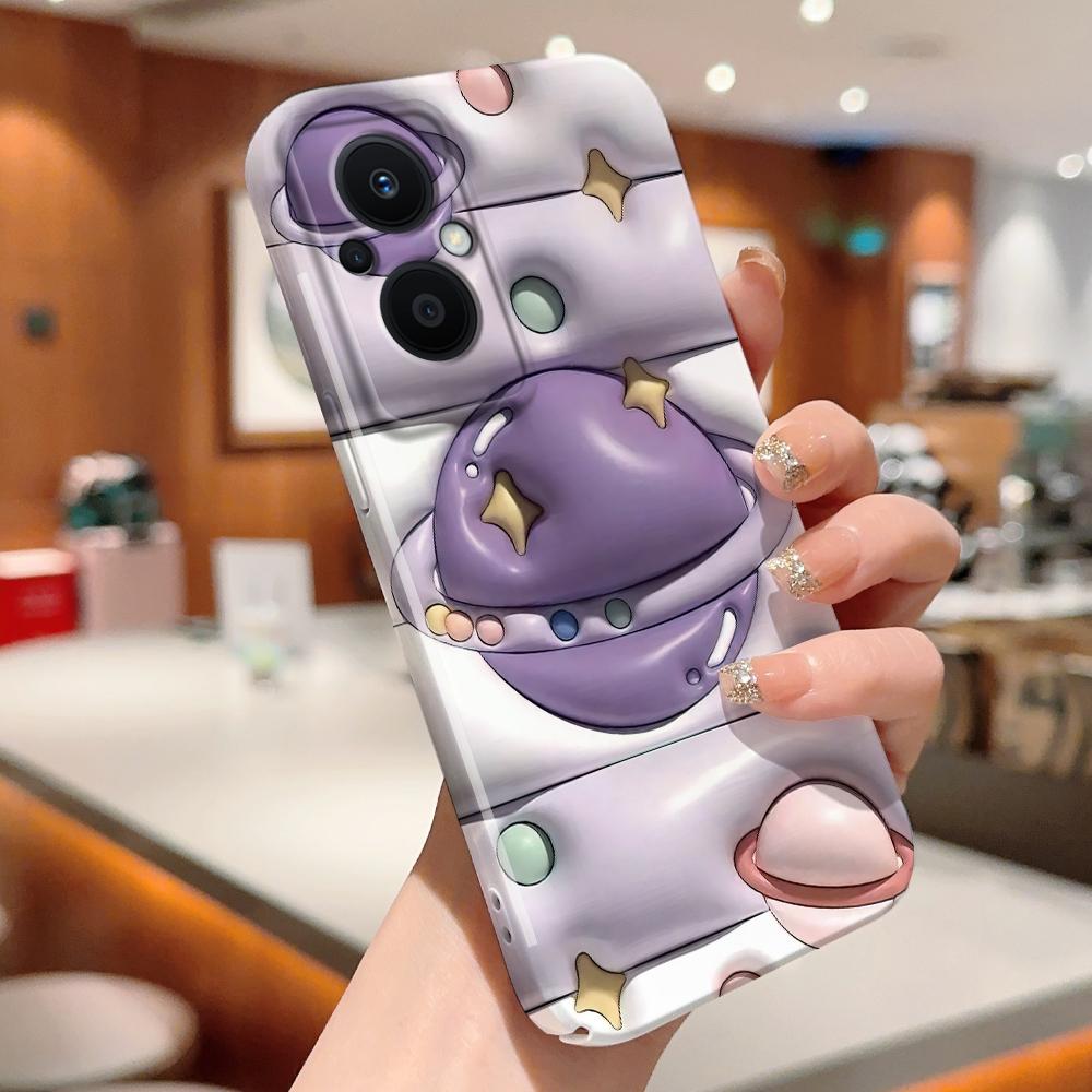 Универсальный чехол для телефона с пленкой, мультяшный модный дизайн, твердый корпус, полное покрытие камеры, противоударный защитный чехол для OPPO Realme OnePlus Infinix Tecno