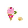 Original Enamel Alloy Brooch Cute Small Animal Ice Cream Sweet Pin Badge for Kid Clothes Backpack Decoration Wholesale