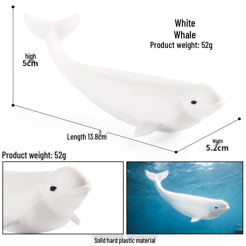 Realistic Arctic Animal Models Toys: Polar Bear, Beluga, Seal, Wolf, Snow Leopard, Penguin