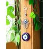 1pc Blue Eye Alloy Hamsa Hand Pendant Evil Eye Amulet, Home Decor, Room Decor, Wall Decor Gifts Birthday Graduation
