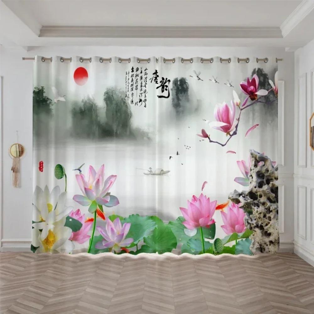 Средиземноморский маяк морская звезда плотные затемняющие шторы узор лотоса гостиная кухня занавеска для дома спальня новые шторы