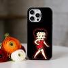 C-Cute cartoon B-Betty B-Boop Phone Case For iPhone 17,16,15,14,13,12,11 Plus,Pro Max,XS,Colorful Silver Phone case Funda Cover