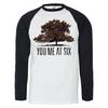 You Me At Six Футболка унисекс для взрослых из хлопка с регланами из дерева