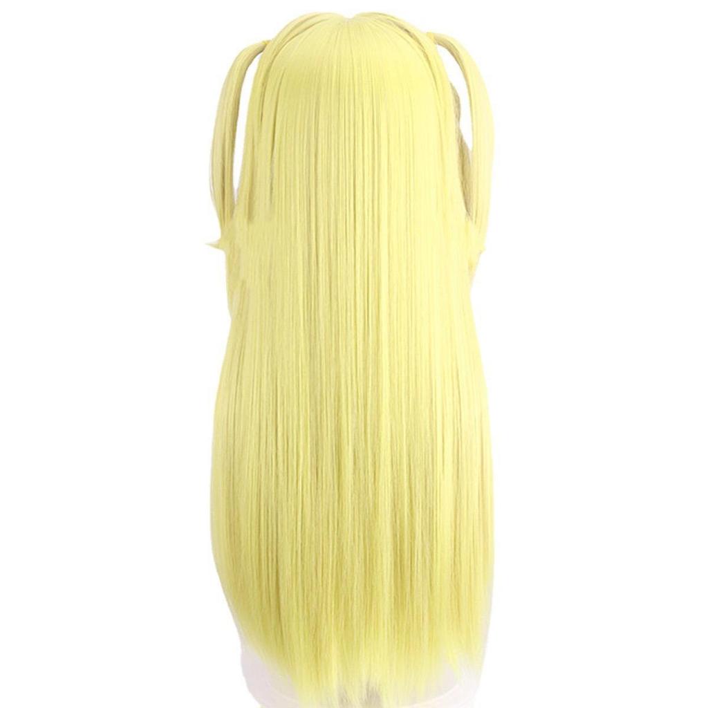 Death Note Misa Amane Cosplay Wig, Blonde Twin Tails Heat Resistant Synthetic Hair