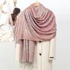 Paisley Pashmina Shawl Scarf Women Jacquard Cashew Printed Scarves Borders Female Tassel Travel Blanket Wraps Ethnic Shawls