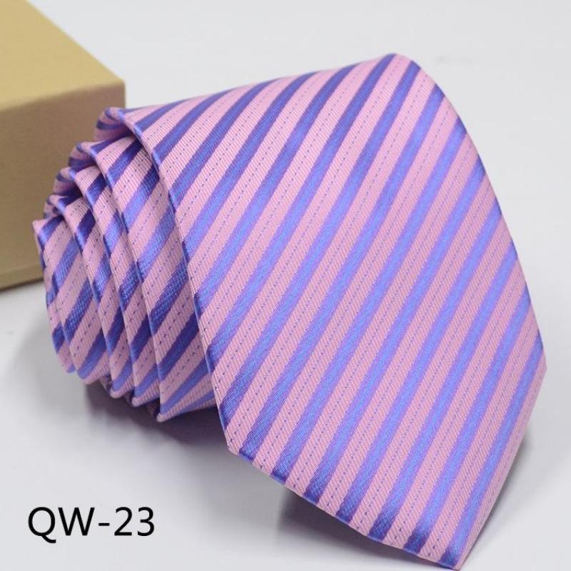 Мужское Платье Деловой Повседневный Профессиональный Жених Свадьба Лучший Муж С Полосатым Жаккардом Изысканный Джентльмен Мужской Премиальный Галстук