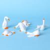 Cute White Goose Ornaments-Resin Handmade Table Decorations, Suitable for Home and Garden Decoration