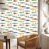 Fish wallpaper in Scandinavian style for living room and bedroom 50x1000