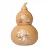 Smooth Lucky Gourd Ornaments Automatic Swing Wealth Gourd Figurine Lucky Gourd Statue  Living Room