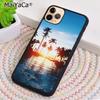 Закат пальмы Чехол для телефона Для iPhone 17 Air 16 pro max 15 14 plus 12 13 Чехол-оболочка coque