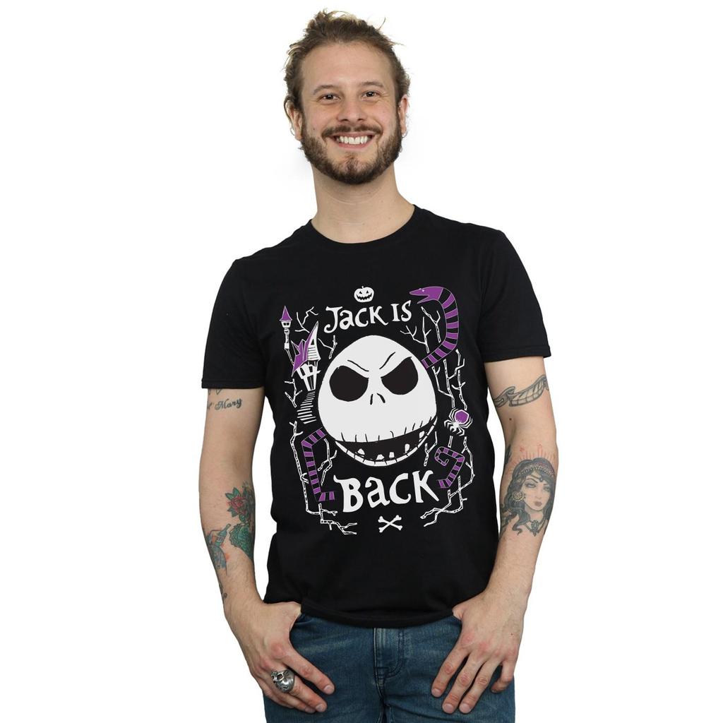 Disney Mens Nightmare Before Christmas Jack Is Back T-Shirt
