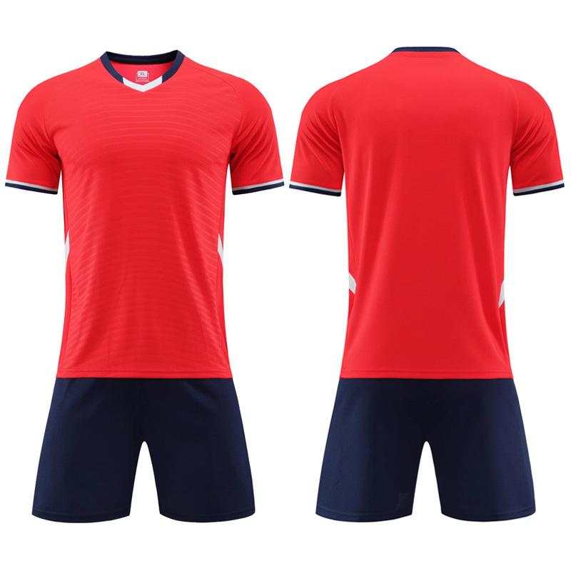Футбольный костюм. Футбольная спортивная одежда для мужчин и учащихся начальной школы. Детская тренировочная одежда. Футбольный трикотаж с короткими рукавами. Униформа команды.