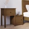 VidaXL Bedside Table Honey Brown 79.5x38x65.5 Cm Solid Pine Wood 814545