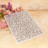 Папье-маше Папка для тиснения Текстурированный Художественный узор Шаблоны для тиснения для детского творчества Изготовление открыток Скрапбукинг