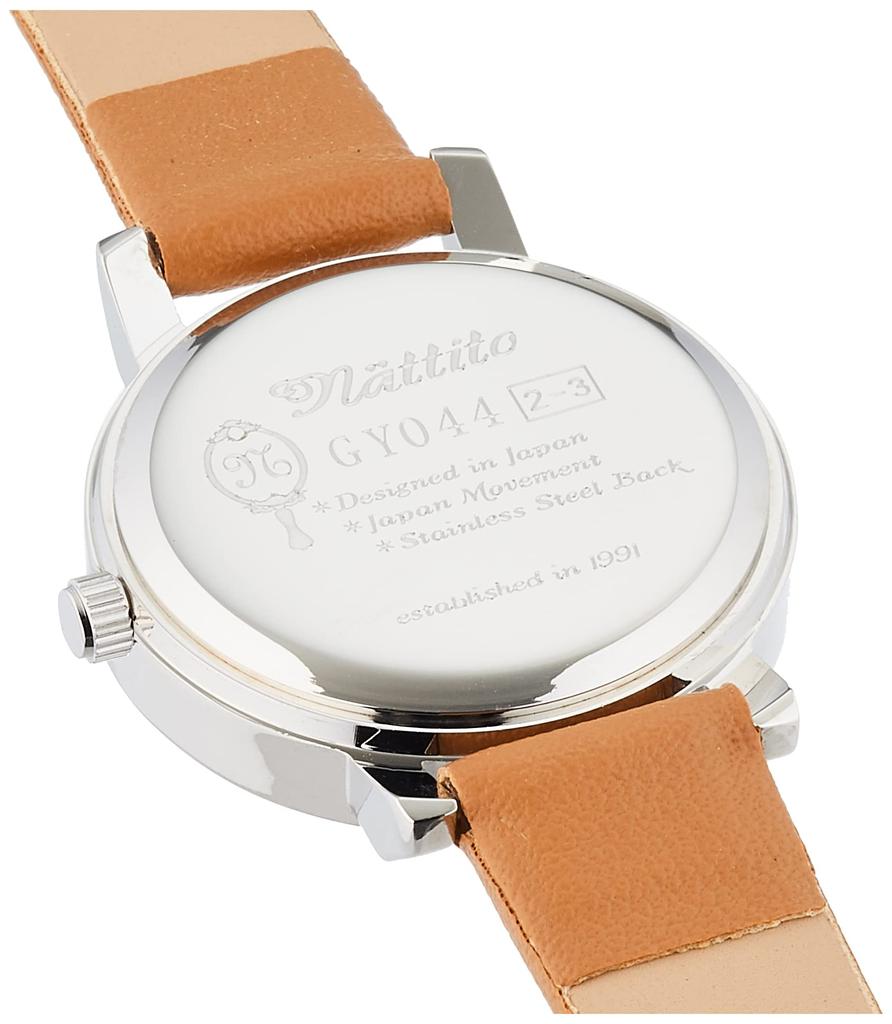 Analog Lovely Silver Leather Strap Brown [Fieldwork] GY044-5 Women's
