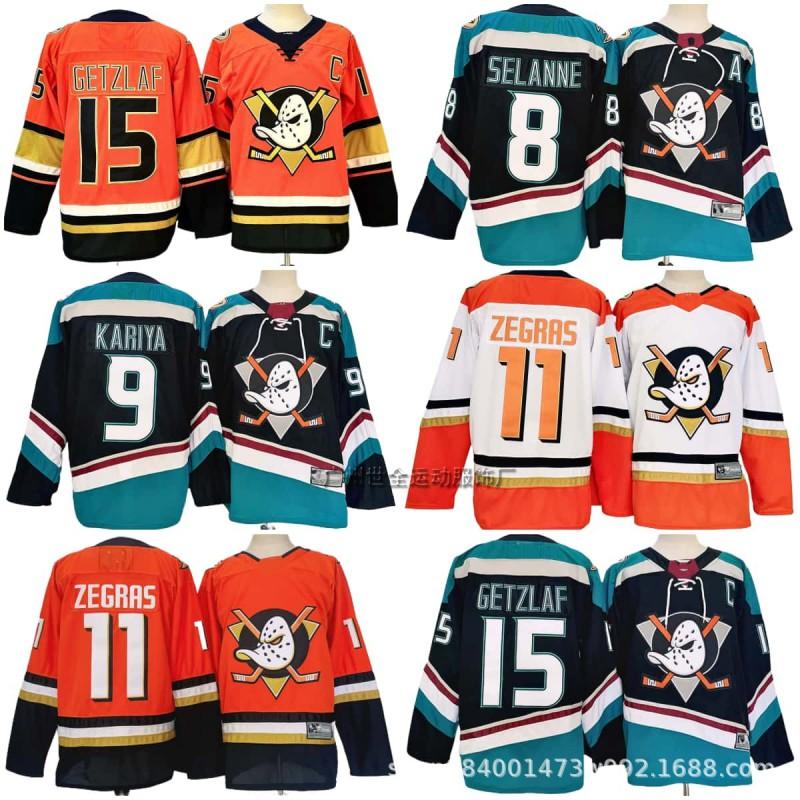 Mens Retro Ice Hockey Jersey Custom Number 15 Ovechkin Style Cotton Blend Training Uniform Adult Players