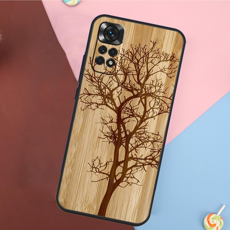 Чехол с рисунком Дерево Цветок Бамбук Дерево для Xiaomi Redmi Note 13 Pro 14 12 11 9 10 9S 10S 11S 12S Redmi 10C 12C 13C 14C