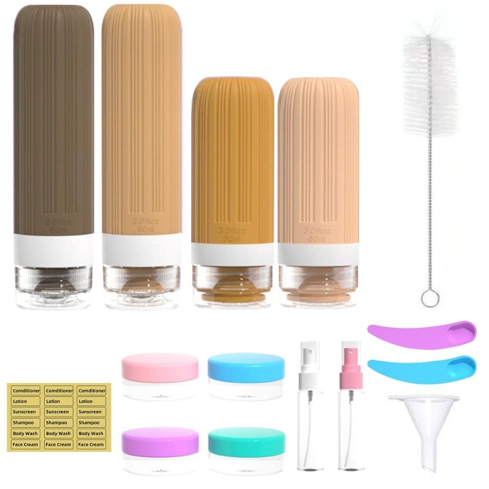 Leak-Proof Squeeze Liquid Bottle Kit Empty Cosmetic Container  Sub-bottling Tool