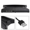 3 USB Hub 2.0 Dual Cooling Fan Station Vertical Stand for PlayStation PS4 Pro