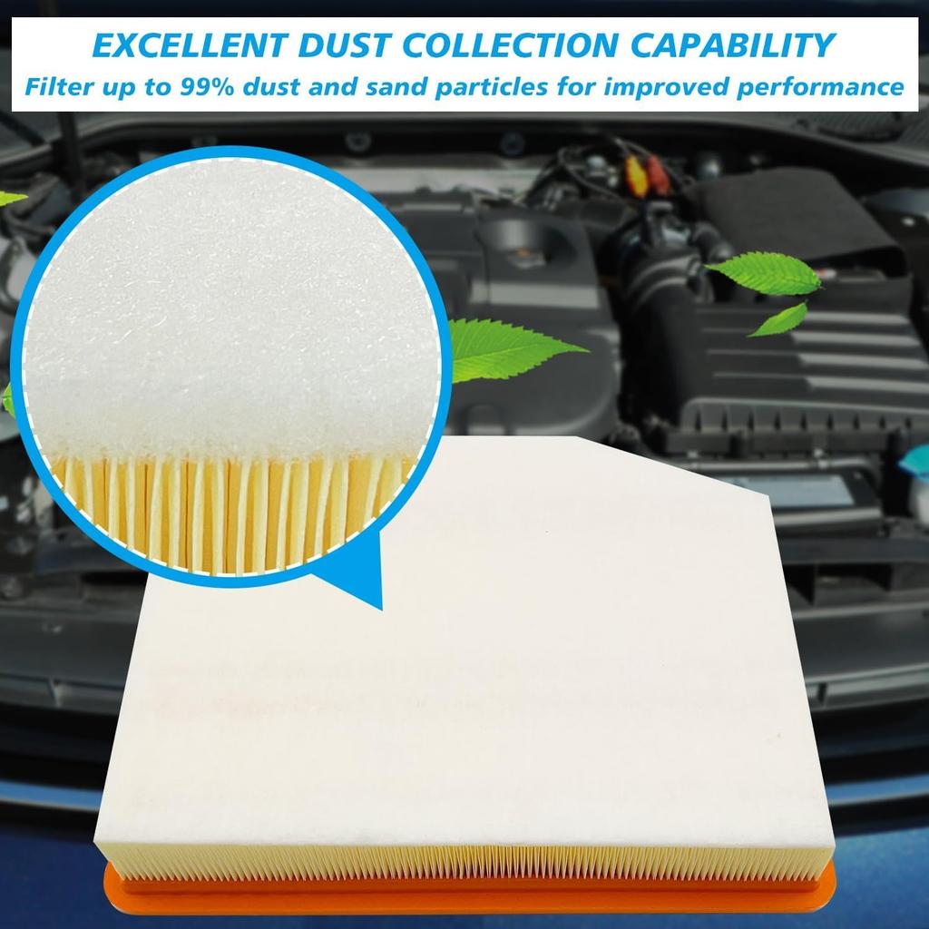 Engine Air Filter JM1219 Fits For -2025 Escalade ESV, -2025 Silverado 1500, -2025 Suburban, -2025 Tahoe, -2025 Sierra 1500, -2025 Yukon XL, For