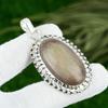 925 Silver Imperial Jasper Stone Wife Bezel Artisan Wedding Boho Pendant Jewelry