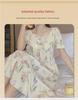Женская ночная рубашка Cloud Cotton с нагрудной подкладкой - летняя, средней/длинной длины для больших размеров