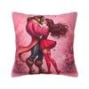 Подушки декоративные наволочки на подушки 'Красавица и Чудовище' Аниме Дисней Нордический Мультяшный Кавайный Романтический Фэнтези Фильм Автомобильная Подушка