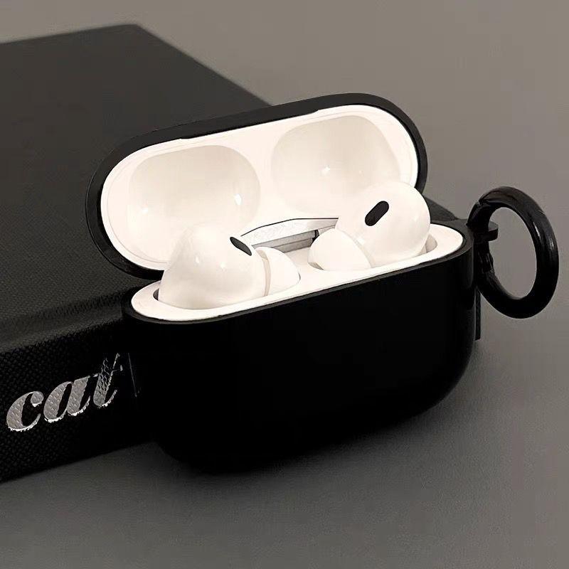 Совместимый с Apple AirPods 1 защитный чехол Pro1111 Gen чехол для наушников, силиконовый простой черный корпус для наушников мягкий корпус