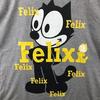 Винтажная футболка FELIX The Cat Серая Мультяшная Все размеры S-34XL Унисекс Футболка