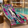 My Hero Academia Custom Name Beach Towel Large Soft Towel for Indoor Bathroom Outdoor Beach
