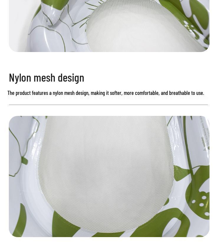 Новое надувное кресло-шезлонг для воды - Складная гамак-плот для взрослых, Утолщенная надувная кровать и плавательный круг.