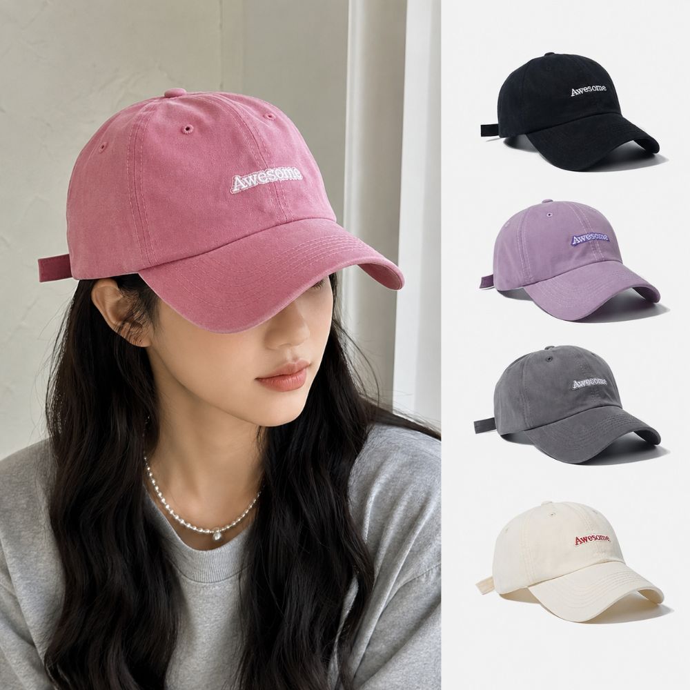 Sun Protection Washed Baseball Cap Cotton Blend Fabric Sun Hat Outdoor Sports Cap Outdoor Sports